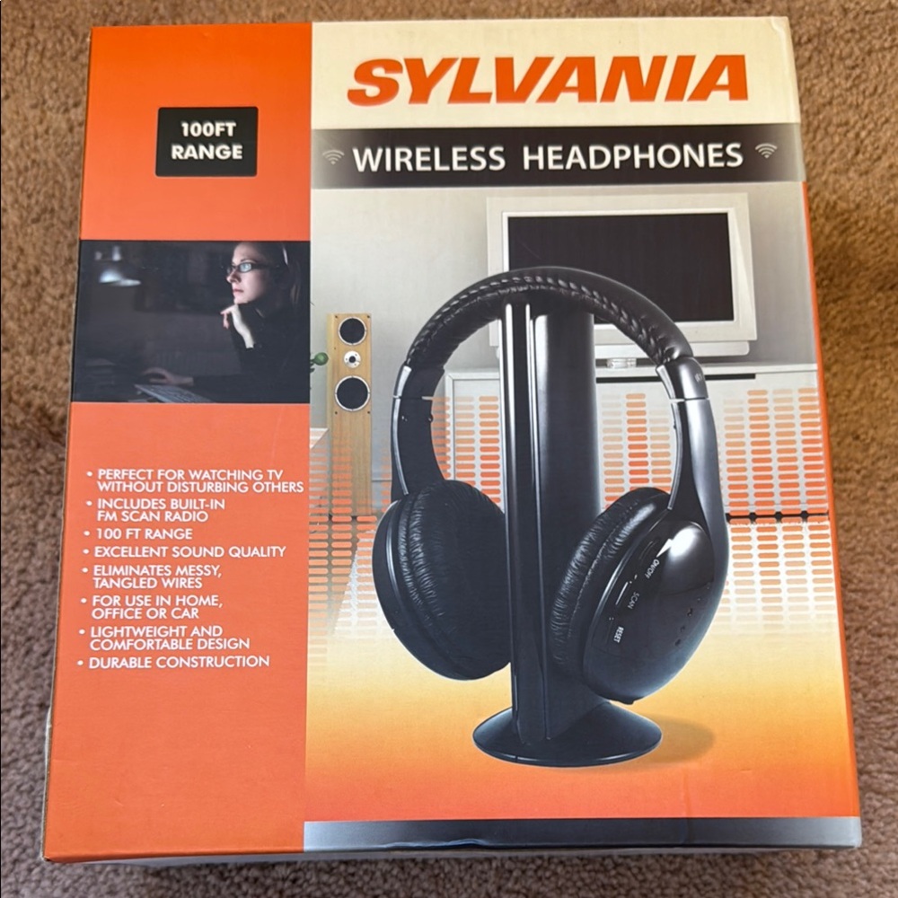 Black Wireless Headsets with Over-Ear Design and Bluetooth Connectivity
